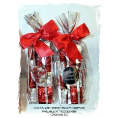 BRUTTLES - 12 Piece Chocolate Dipped Peanut Bruttle Bag